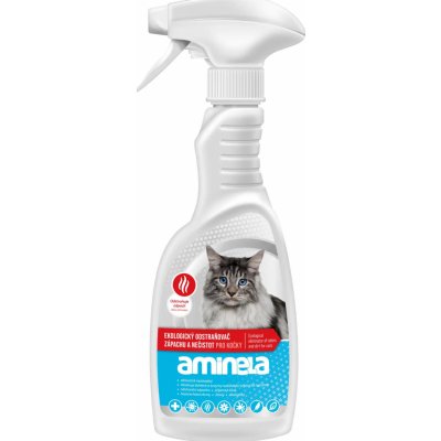 Aminela Clean Ekologický odstraňovač zápachu a nečistot pro kočky 500 ml – HobbyKompas.cz