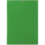 Donau Kartonové desky s chlopněmi a gumičkou A4 zelené – Sleviste.cz