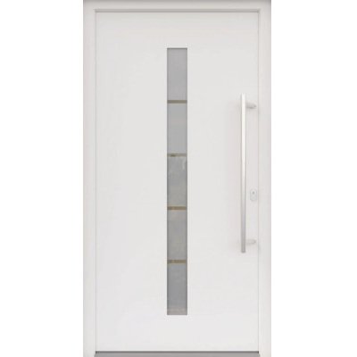 ARON vchodové dveře 3111-2 bílé 100 x 200 cm P – Hledejceny.cz