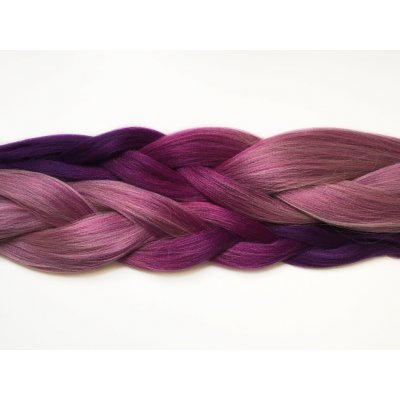 Easy Braid Barva: FR-27 (purple - shaded, ombré fialové), Značka: Easy Braid – Hledejceny.cz