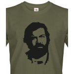Bezvatriko.cz pánské tričko Bud Spencer Canvas pánské tričko s krátkým rukávem 0574 military – Hledejceny.cz