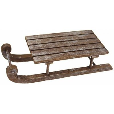 Dekorační sáňky D4207/1 18 × 6.5 × 5 cm – Hledejceny.cz