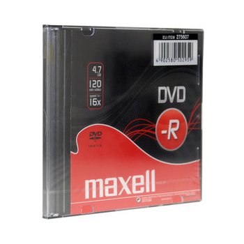 Maxell DVD+R 4,7GB 16x, slim case, 1ks (FA35037746)