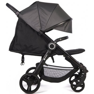 Petite&Mars Stříška + polstrování Street+ Carbon Grey – Sleviste.cz