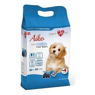 Aiko Podložka absorb.pro psy ActiveCarbon 60x90 cm 10 ks – Sleviste.cz