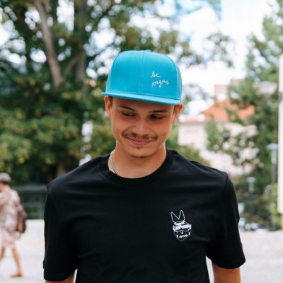 VAGUS BeVagus Snapback Modrá – Zboží Mobilmania