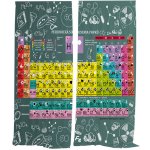 IMPAR Závěsy Periodická tabulka prvků (Rozměr : 140x250, Materiál: Interlock) – Hledejceny.cz