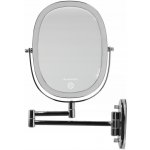 Nástěnné oválné kosmetické zrcátko Beautifly Dual Side LED na baterie – Sleviste.cz