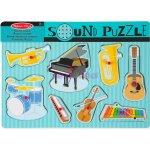 Melissa & Doug puzzle s úchyty a zvukem hudební nástroje – Sleviste.cz