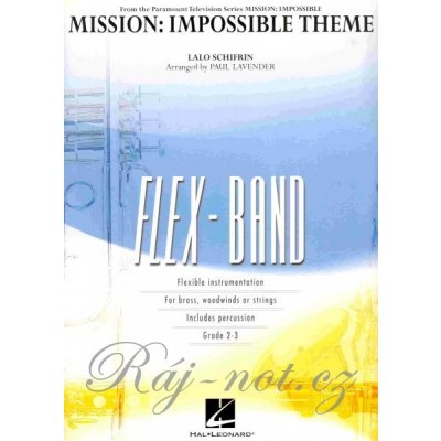 FLEX-BAND MISSION IMPOSSIBLE grade 2-3 / partitura + party – Hledejceny.cz