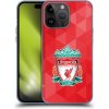 Pouzdro a kryt na mobilní telefon Apple Pouzdro Head Case Apple iPhone 15 Pro Max ZNAK LIVERPOOL FC OFFICIAL GEOMETRIC RED