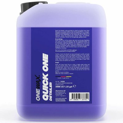 OneWax Quick One Detailer 5 l – Zboží Mobilmania