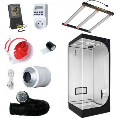 GrowGarden Kompletní grow box 60x60x160 cm LED 200W SunPro HITTER – Zboží Mobilmania