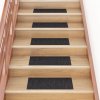 Schody zahrada-XL Samolepící nášlapy na schody obdélníkové 15 ks 60 x 25 cm černé