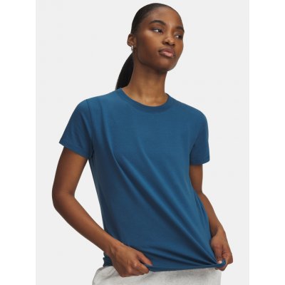 Under Armour UA Rival Core SS BLU modrá – Zboží Dáma