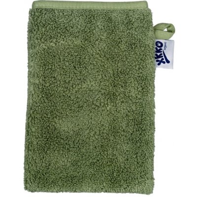 Xkko bio bavlněná froté žínka Organic - Granite Green – Zboží Dáma