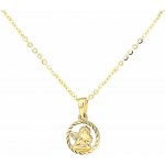 Dětský zlatý přívěsek andělíček HELP 052Z – Hledejceny.cz