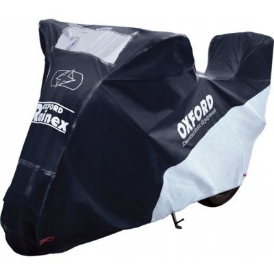 Oxford Rainex Scooter s prostorem na kufr černá/stříbrná S | Zboží Auto
