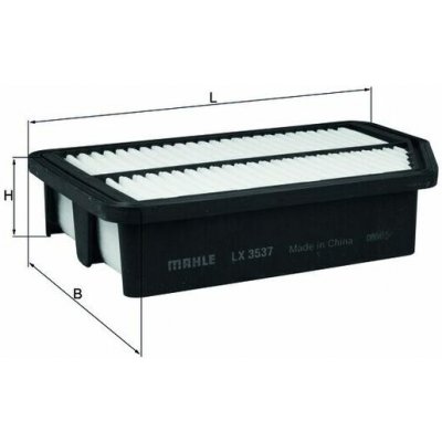 KNECHT Vzduchový filtr LX3537 – Hledejceny.cz
