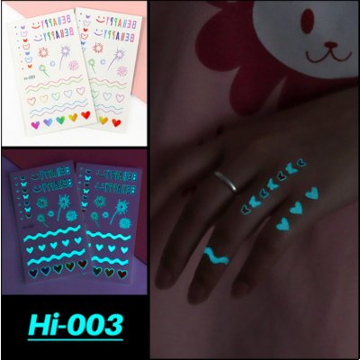 B-TOP Voděodolné dočasné svítící tetování HI-003 – Zbozi.Blesk.cz