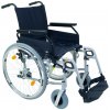Invalidní vozík Standardní invalidní vozík Rotec Šířka sedadla 52 cm s bubnovou brzdou černá-šedá