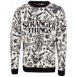 NNM Stranger things Christmas Jumper Collage černá