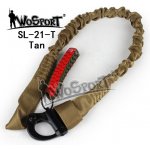 Wosport Popruh SAFETY LANYARD Deluxe, pískový kopie – Zboží Mobilmania