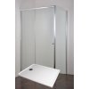 Sprchové kouty ARTTEC Sprchový kout rohový s posuvnými dveřmi ONYX A 1 čiré sklo 120 x 90 x 198 cm s vaničkou z litého mramoru POLARIS