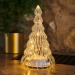 SIRIUS LED světelný stromek skleněný čirý 23,5 cm – Hledejceny.cz