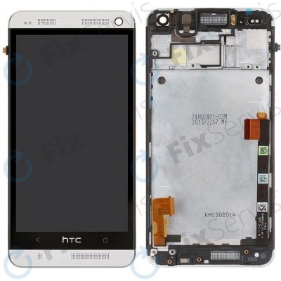 LCD Displej + Dotykové sklo + Rám HTC One M7 – Sleviste.cz