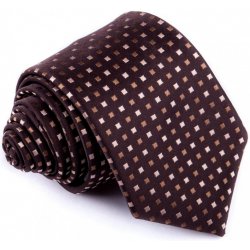 Greg Hnědá luxusní kravata 92888