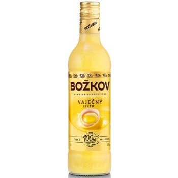 Božkov Vaječný likér 15% 0,5 l (holá láhev)