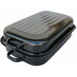 BELIS Smaltovaný dvoupekáč s žebrováním 40 cm 37240-00400005 – Hledejceny.cz