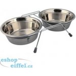 Trixie stojánek + 2 misky se silikonovým kroužkem 1500 ml/21 cm – Zboží Mobilmania