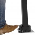 VidaXL Automatická markýza LED a senzor větru 500 x 300 cm modrobílá – Sleviste.cz