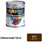 Alkyton hladký lesklý RAL 8011 oříšková hnědá 750ml – Zbozi.Blesk.cz