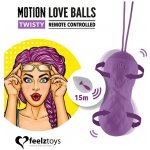 FeelzToys Remote Controlled Motion Love Balls Twisty – Hledejceny.cz