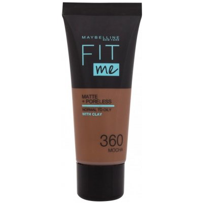 Maybelline Fit Me! Matte+Poreless matující make-up pro normální a mastnou pleť 360 30 ml – Zboží Mobilmania
