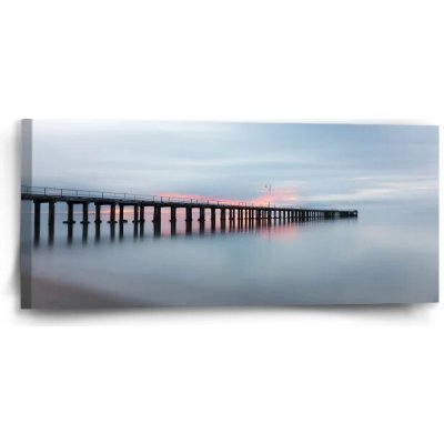 Sablio Obraz Molo s červánky - 110x50 cm – Hledejceny.cz