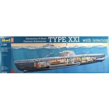 Revell Deutsches U-Boot Typ XXI mit Interieur 05078 1:144