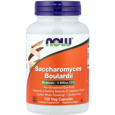 Now Foods Foods Saccharomyces Boulardii 120 kapslí – Hledejceny.cz