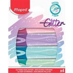 Maped Fluo Peps Glitter sada 4 barev 742046 – Hledejceny.cz