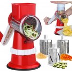 Jipos Tools Strojek na krouhání zeleniny 3v1, červený 07219 JIPOS – Hledejceny.cz