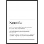 Jen tak z lásky Plakát Kamarádka Rozměr plakátu: 40 x 50 cm, Varianta: S fotkou – Hledejceny.cz