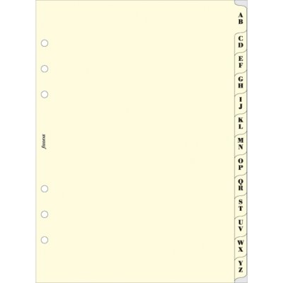 Filofax krajové výřezy A-Z náplň A5 k diářům – Zboží Živě