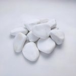 Malovaný kamínek Bílé mramorové kamínky 2 kg – Zboží Dáma