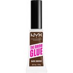 NYX Professional Makeup The Brow Glue Instant Brow Styler tónovací gel na obočí s extrémní fixací 04 Dark Brown 5 g – Zboží Dáma