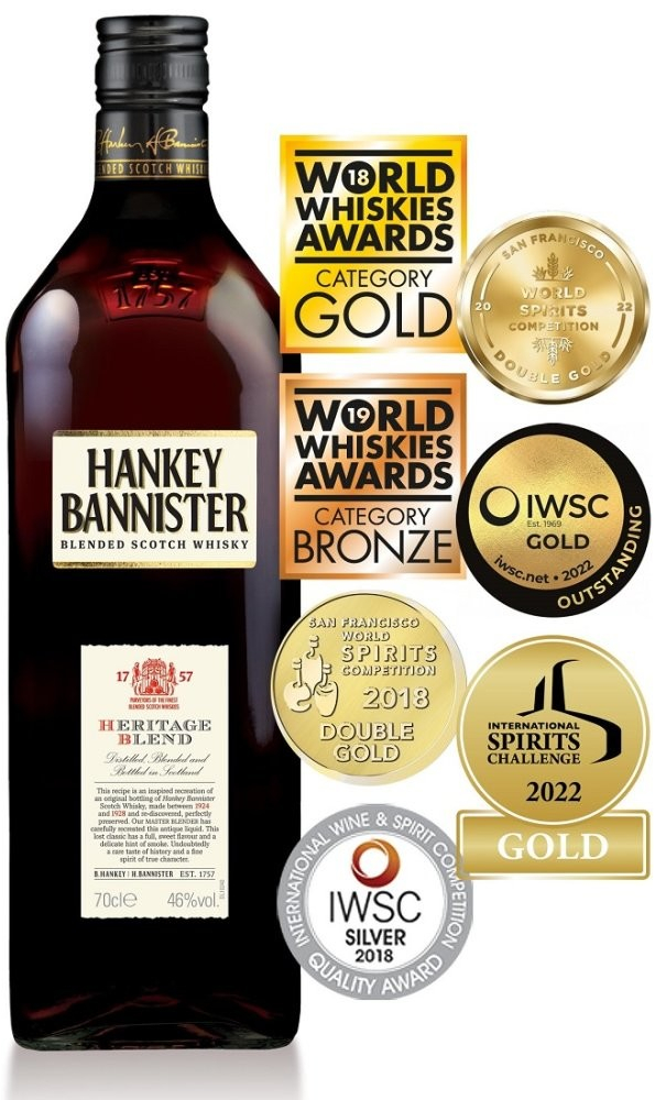 Hankey Bannister Heritage 46% 0,7 l (holá láhev)