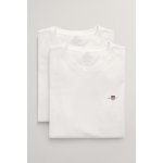 Gant SPODNÍ PRÁDLO C-NECK T-SHIRT 2-PACK bílá – Zboží Dáma