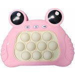 Leventi Fast push puzzle game pop it hra -žába růžová – Zboží Mobilmania